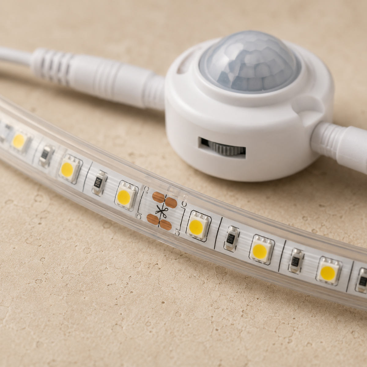 Tira LED Inteligente con Sensor de Movimiento (Luz Cálida)