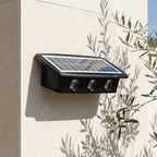 Aplique Solar de Pared Bidireccional para Exterior (Luz Cálida)